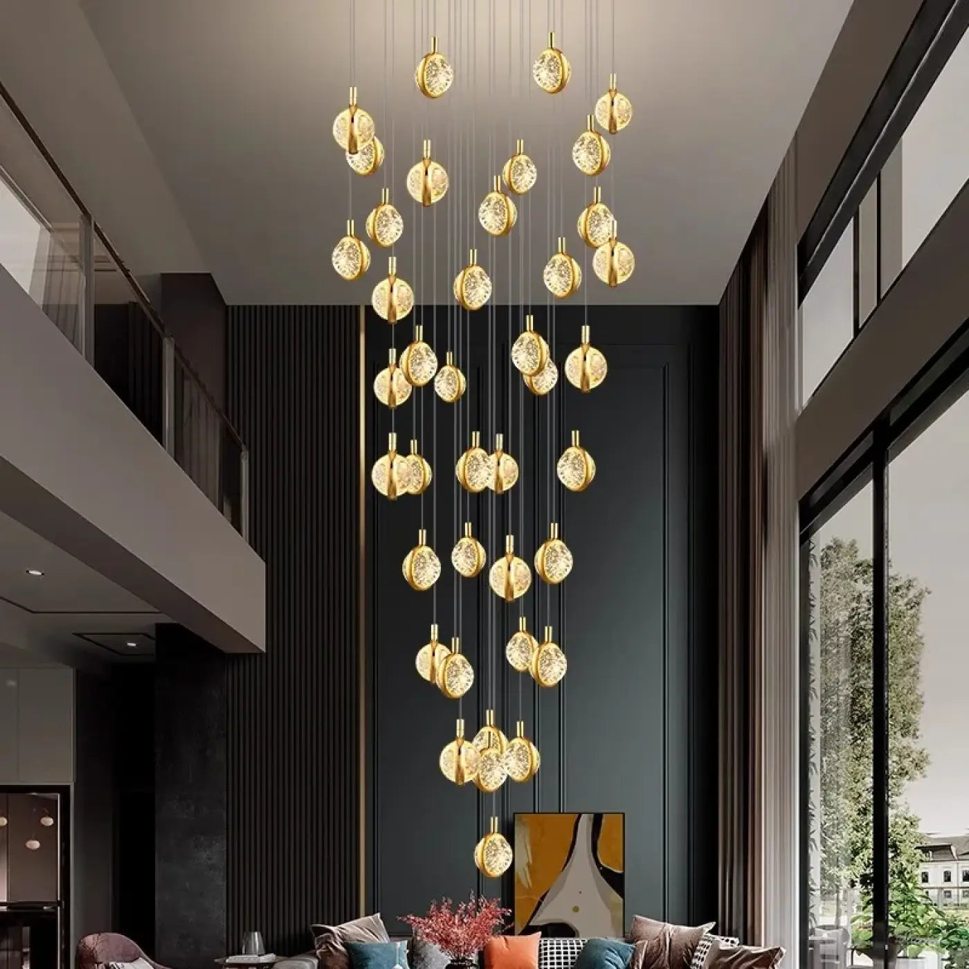 Suspension Luminaire Design en Cristal - Disca