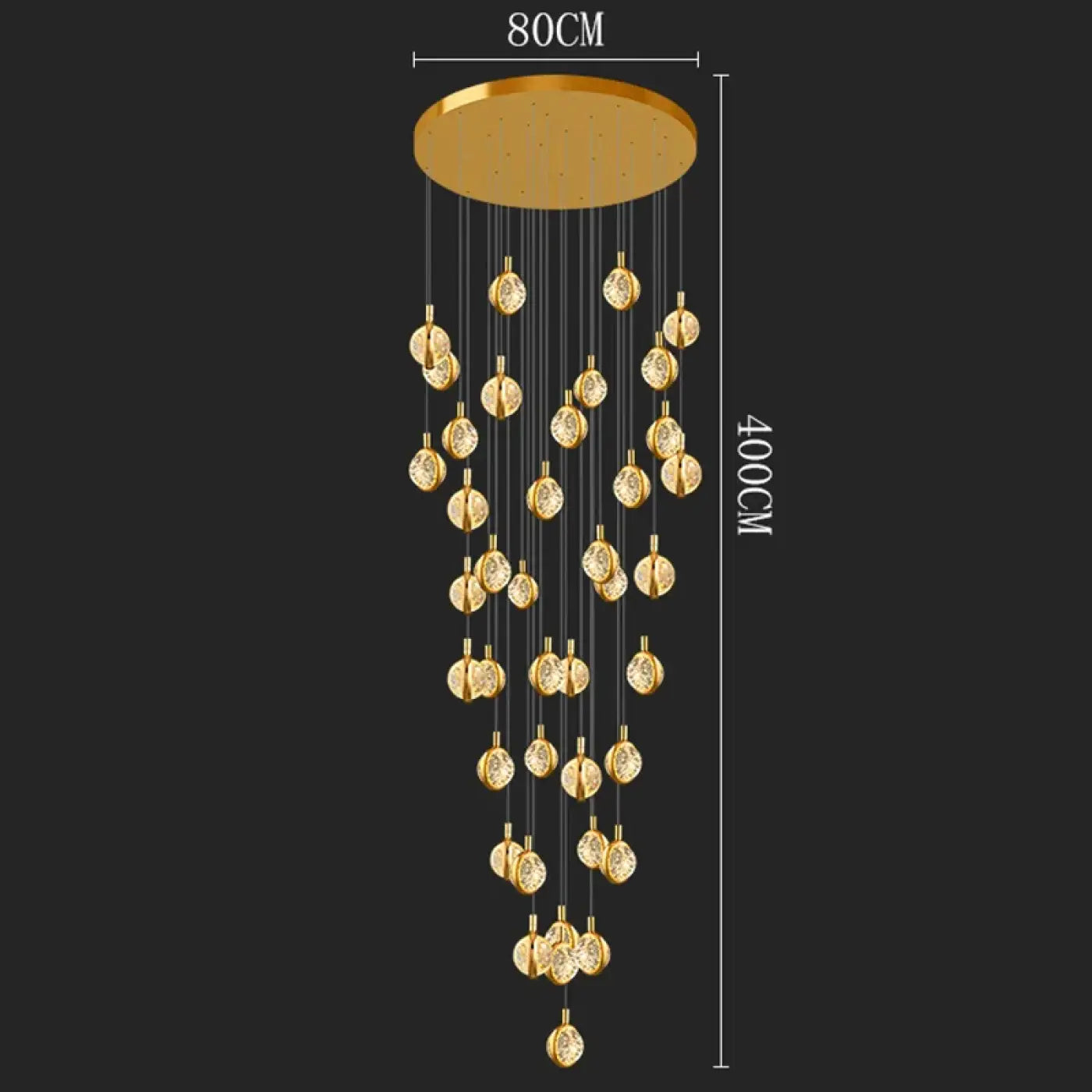 Suspension Luminaire Design en Cristal - Disca