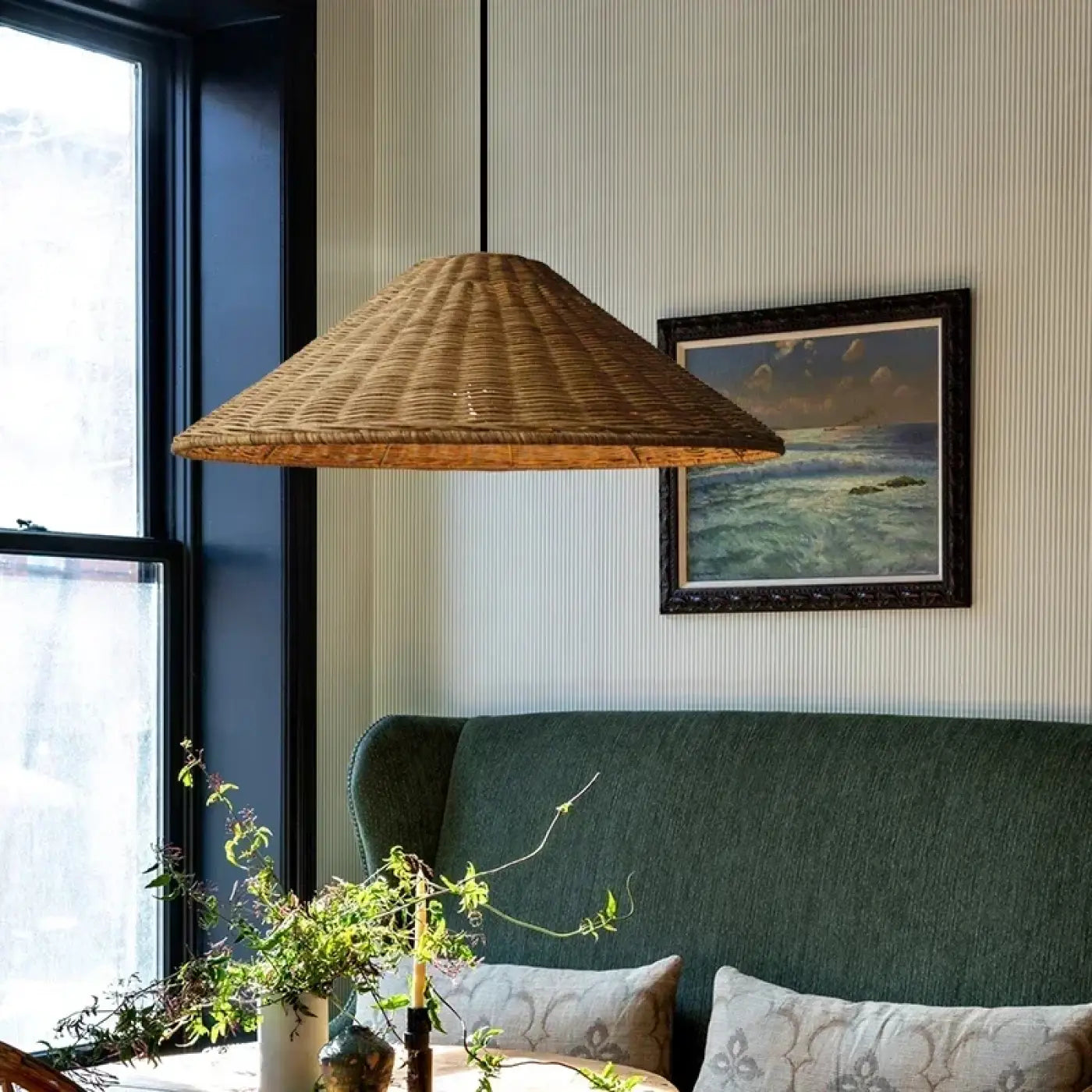 Suspension Luminaire Boheme en Rotin - Nari