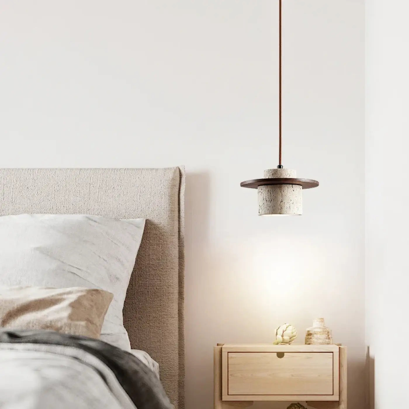Suspension Luminaire en Bois - Metonge