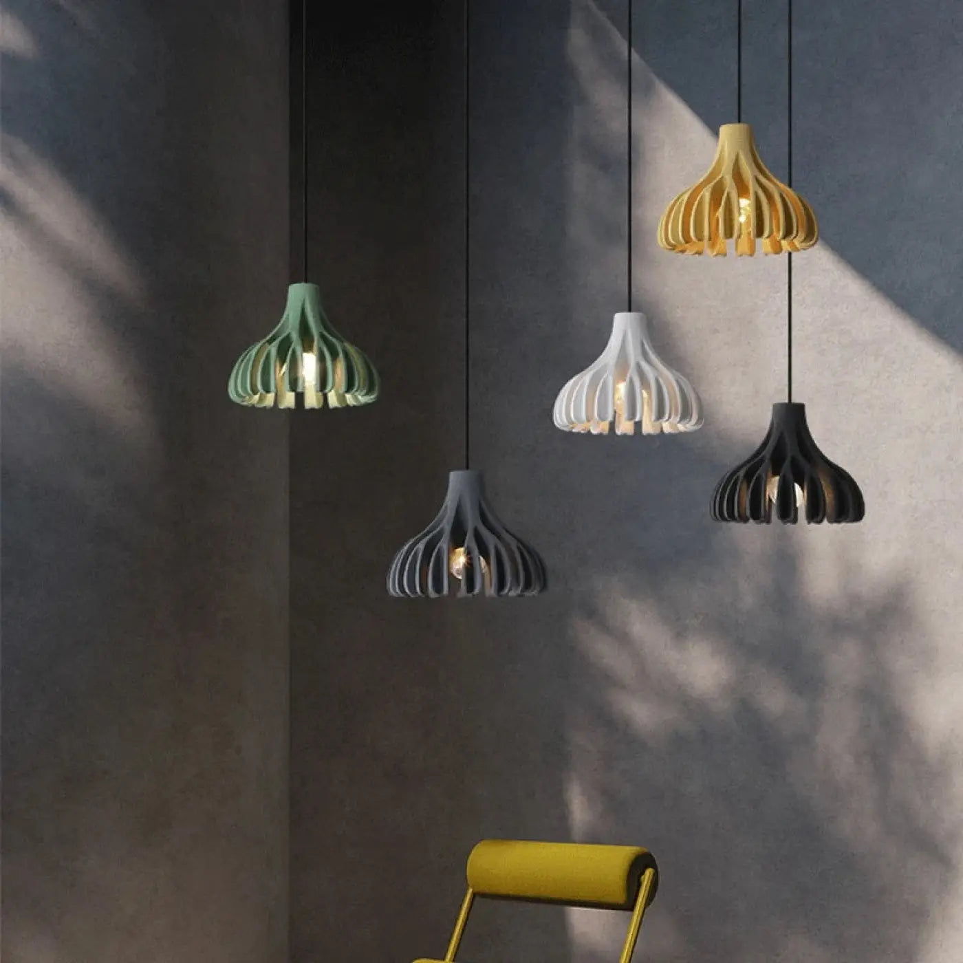 Suspension Luminaire Chic en Bois - Guifa
