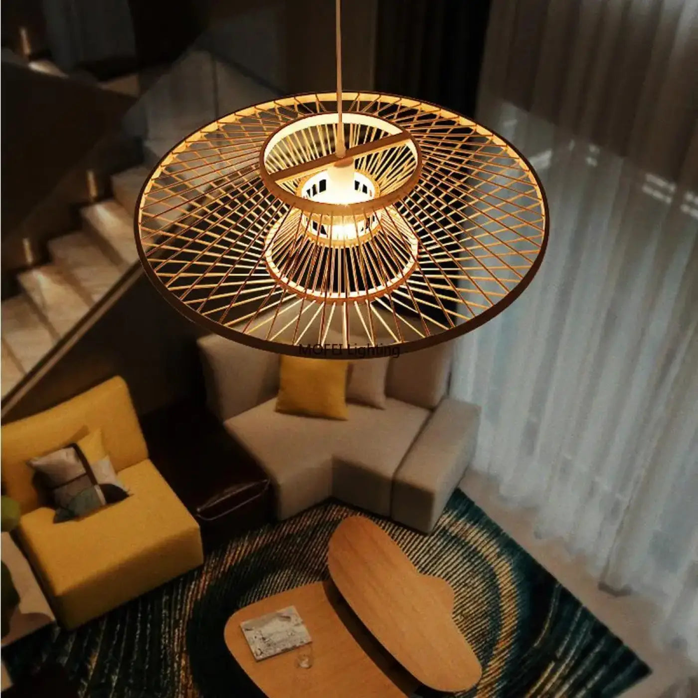 Suspension Luminaire Design - Bambou