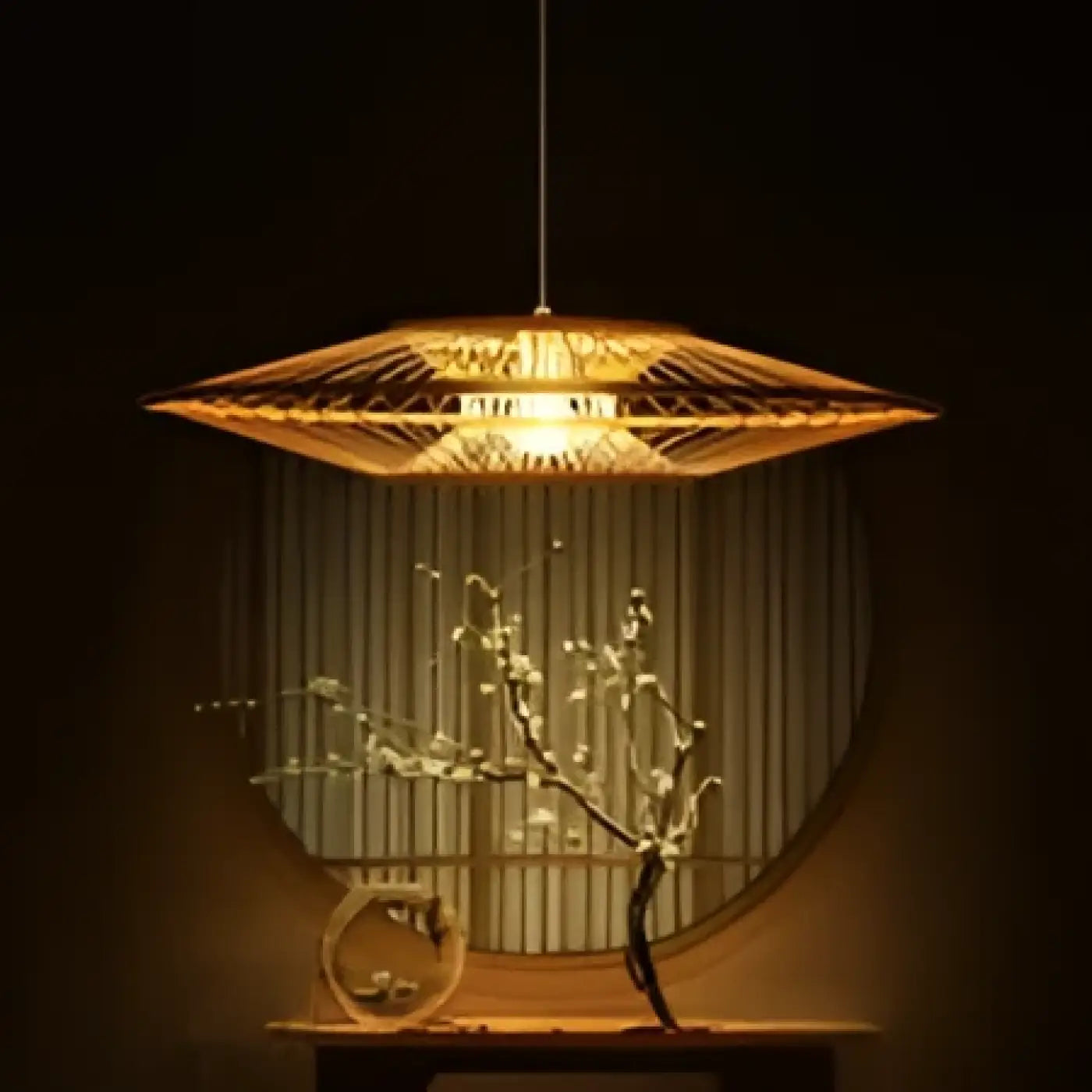 Suspension Luminaire Design - Bambou