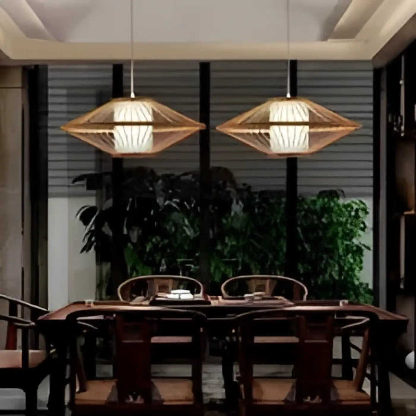 Suspension Luminaire Design - Bambou