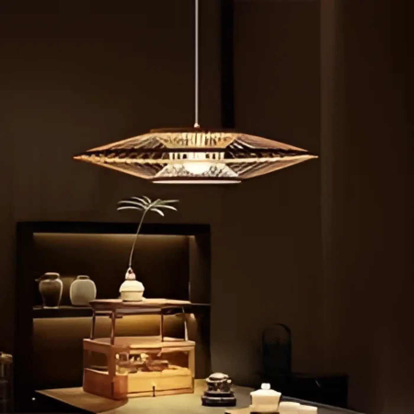 Suspension Luminaire Design - Bambou