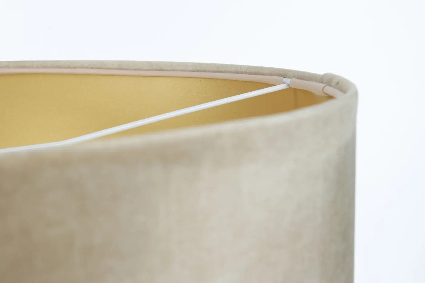 Suspension Luminaire Design - Vintage Glamour (Beige/Doré)