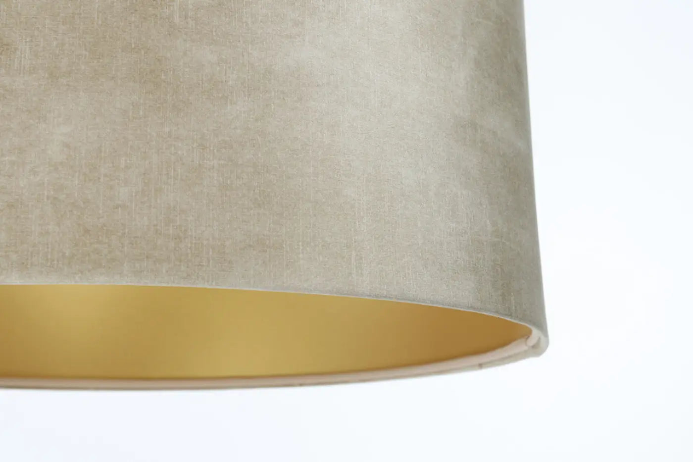 Suspension Luminaire Design - Vintage Glamour (Beige/Doré)