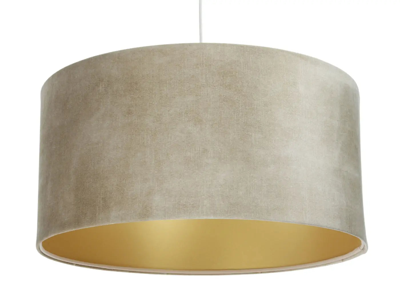 Suspension Luminaire Design - Vintage Glamour (Beige/Doré)