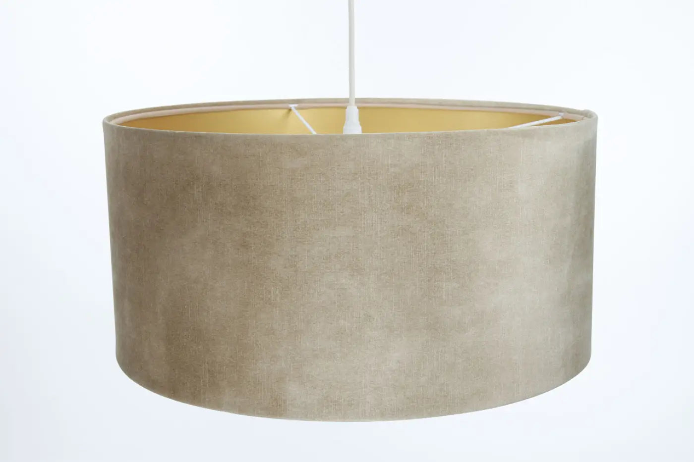Suspension Luminaire Design - Vintage Glamour (Beige/Doré)