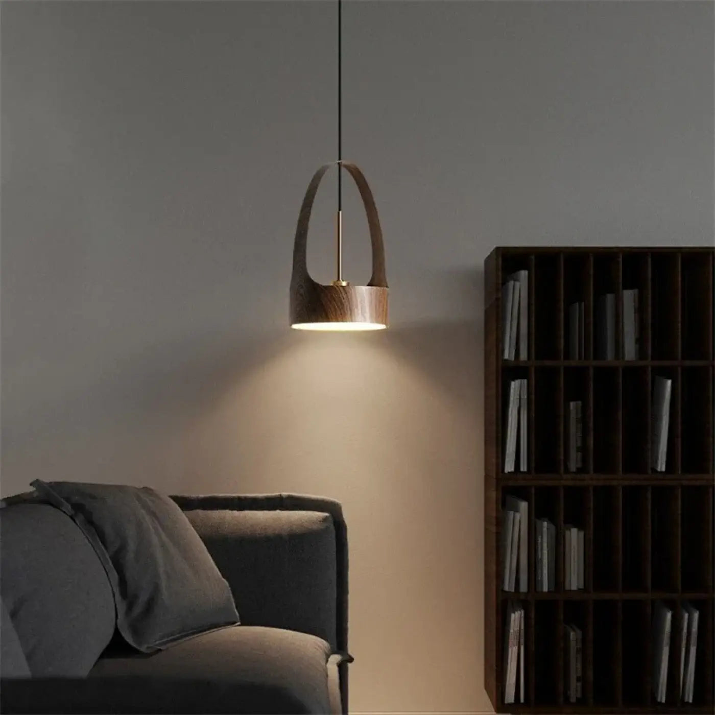 Suspension Luminaire Design en Bois - Bigas