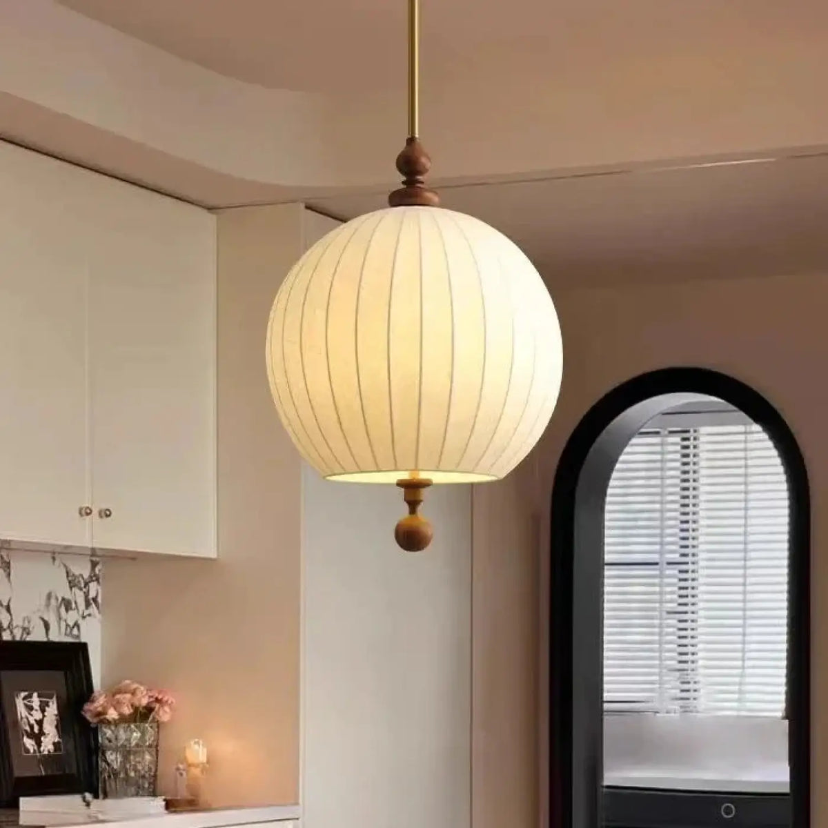 Suspension Luminaire Design en Tissu - Vintsi