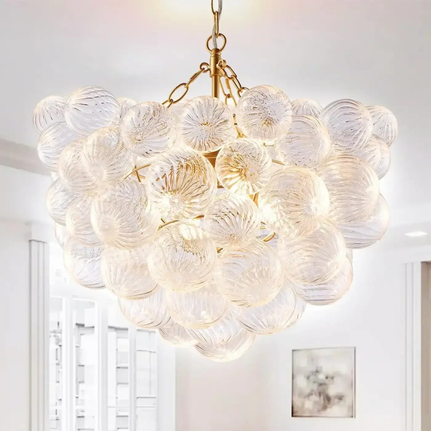 Suspension Luminaire Design en Verre - Fluigoti