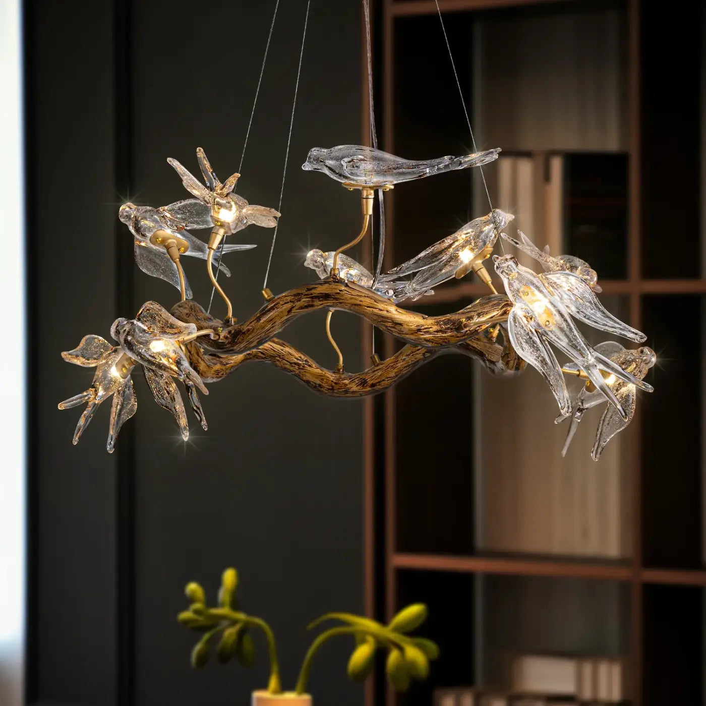Suspension Luminaire Design en Verre - Brance