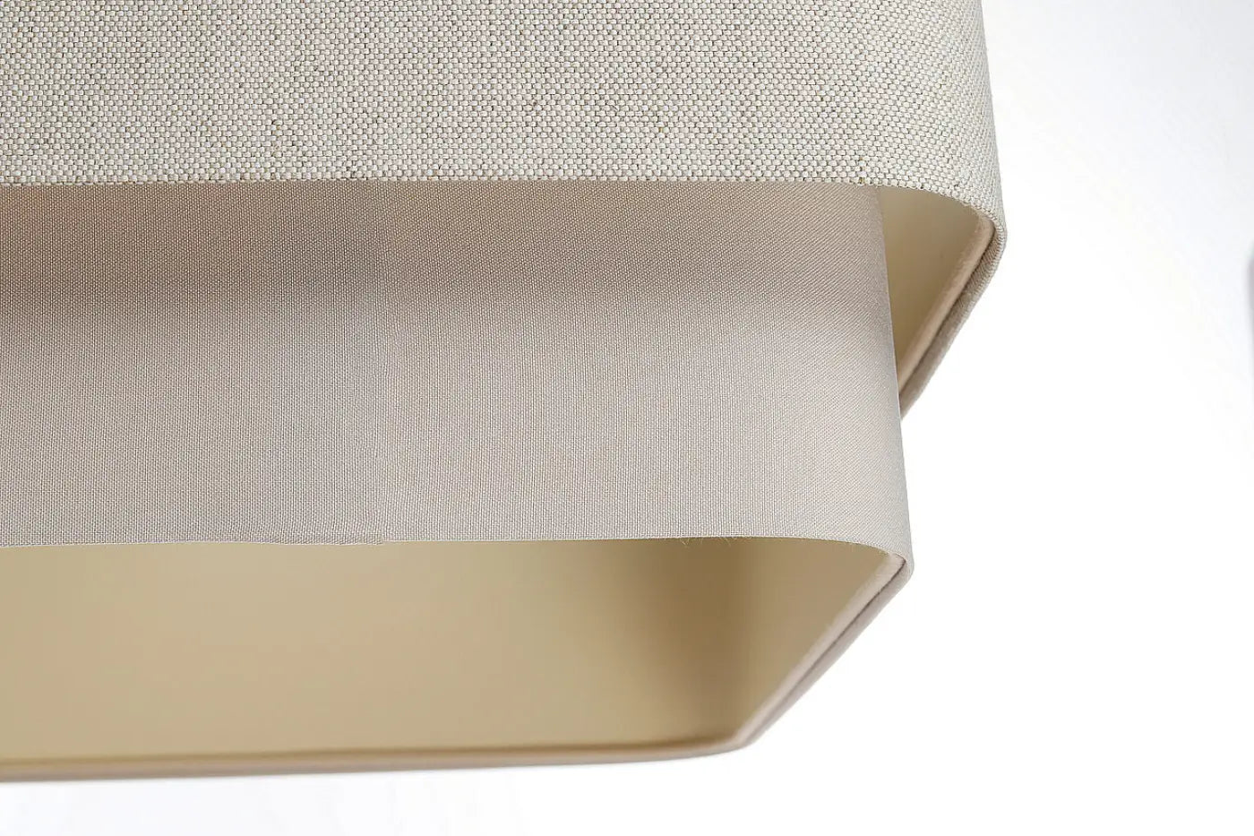 Suspension Luminaire Design - Kwadro Duo (Beige Crème)