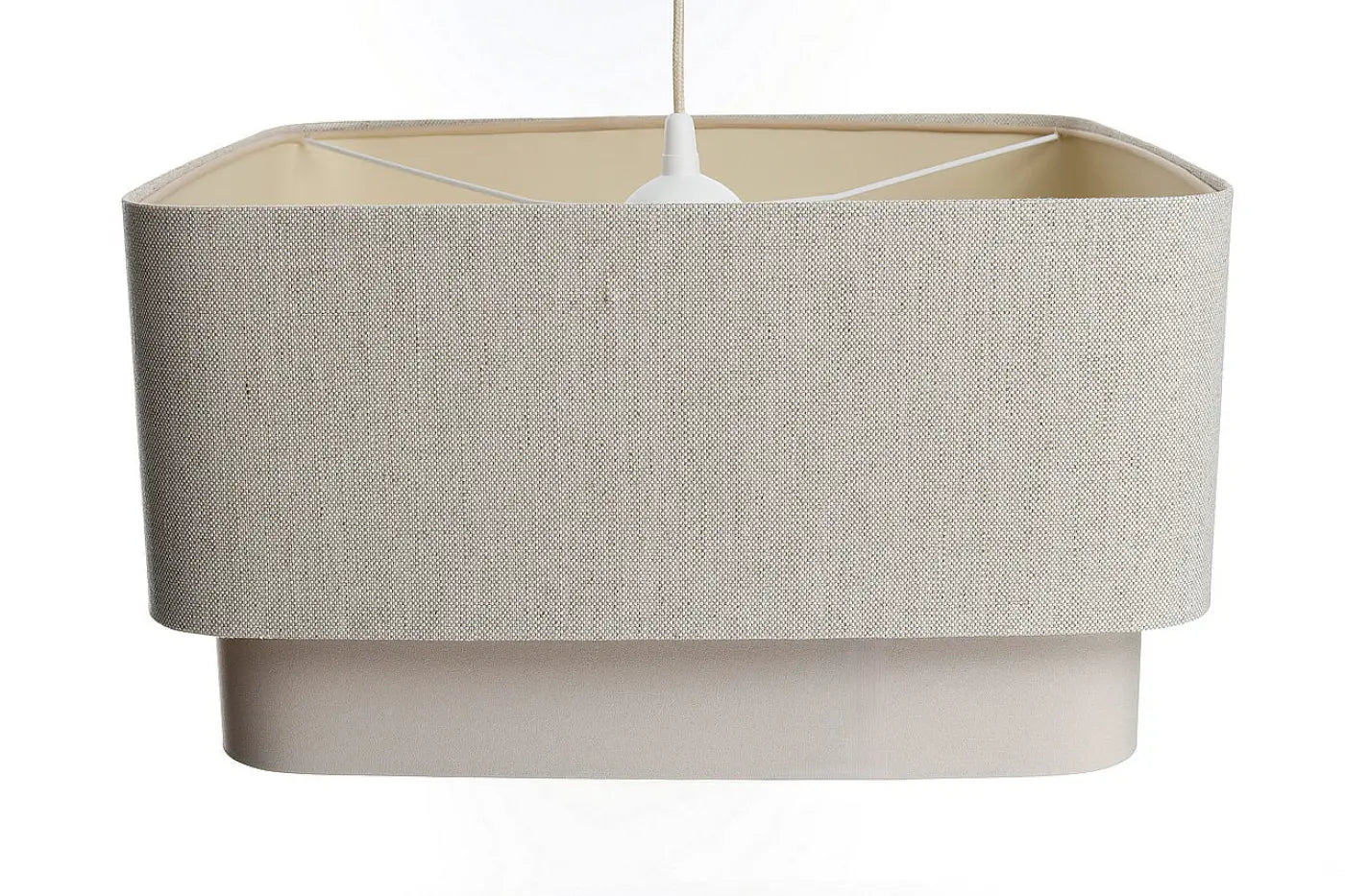 Suspension Luminaire Design - Kwadro Duo (Beige Crème)