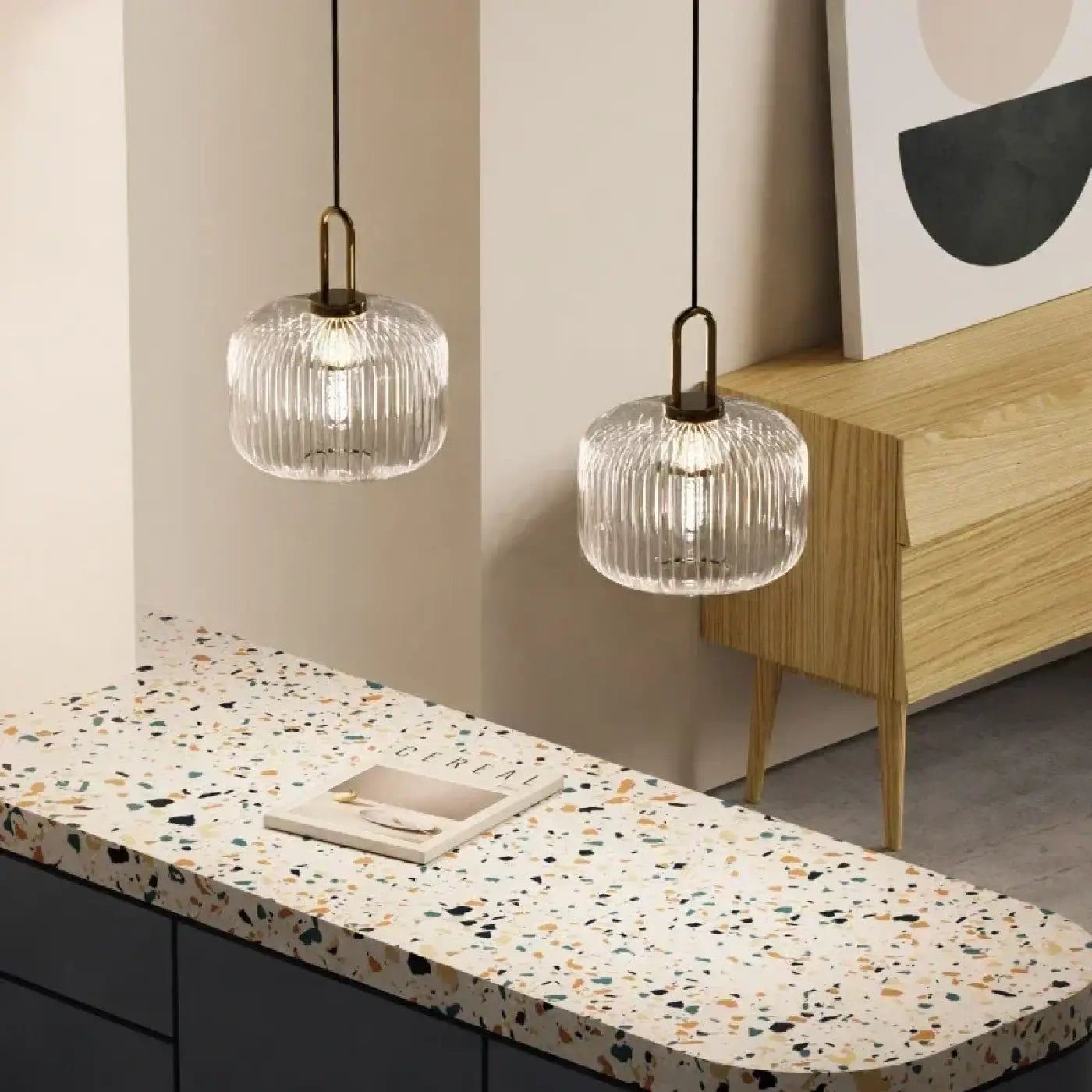 Suspension Luminaire Design en Verre - Vuriosa