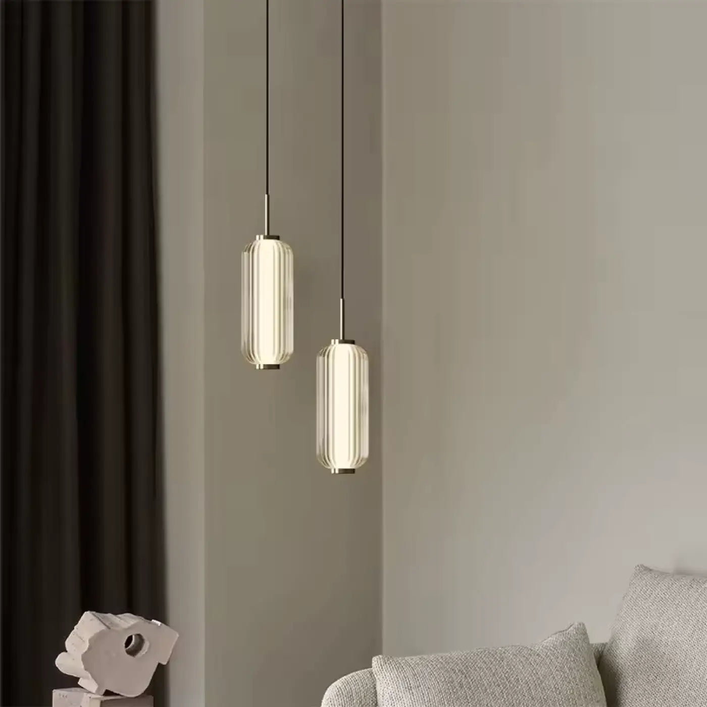 Suspension Luminaire Design en Verre - Pola