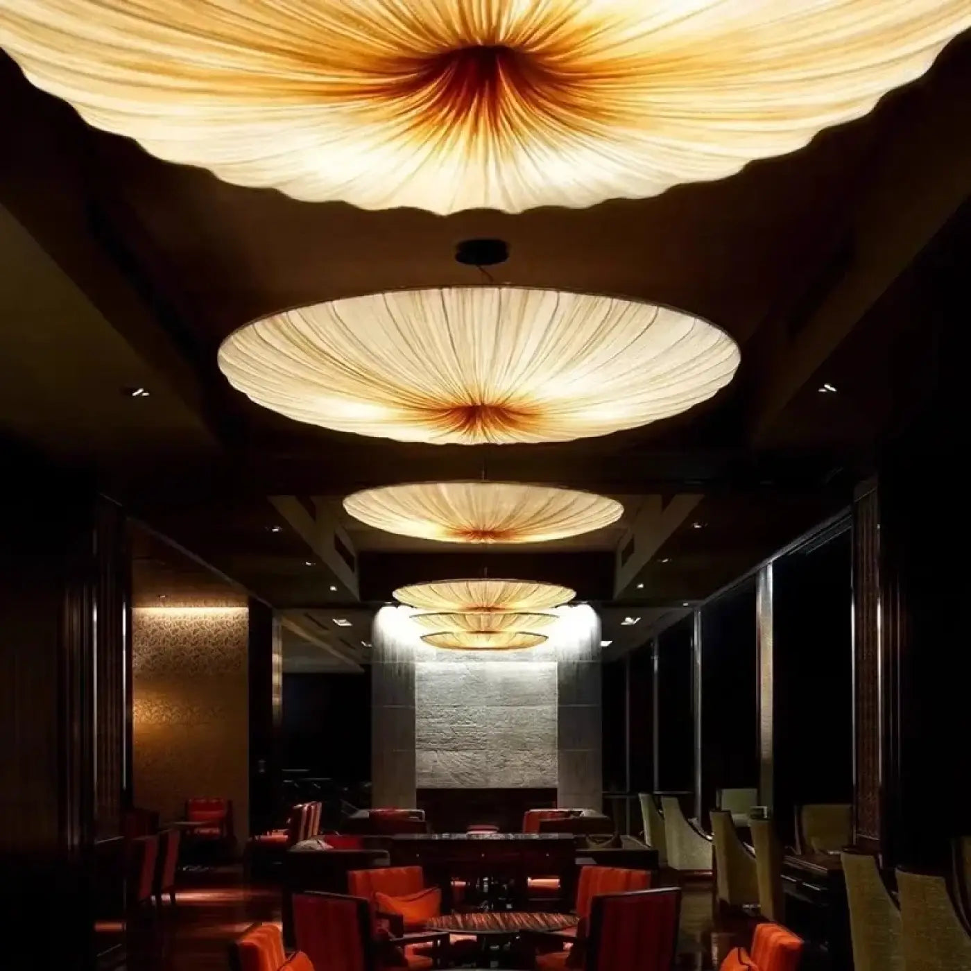 Suspension Luminaire Design en Tissu - Tralipo