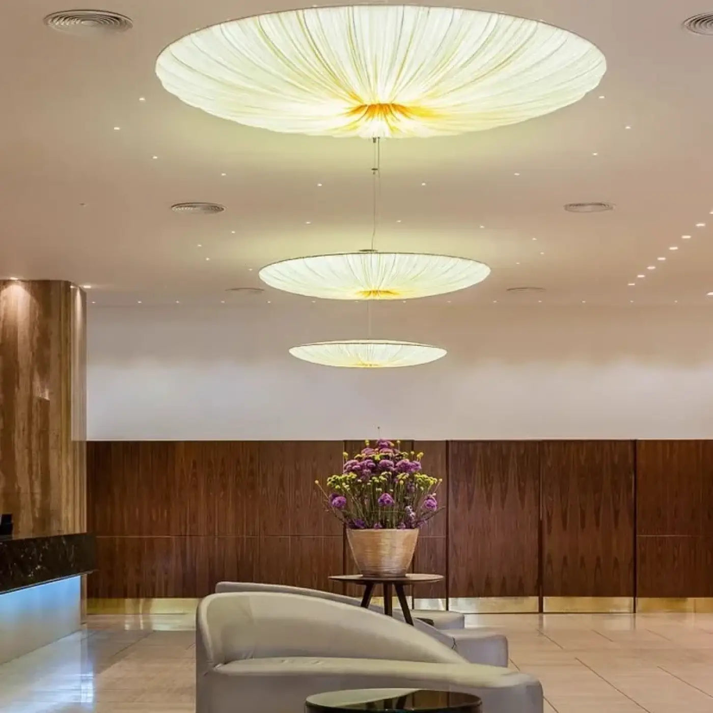 Suspension Luminaire Design en Tissu - Tralipo