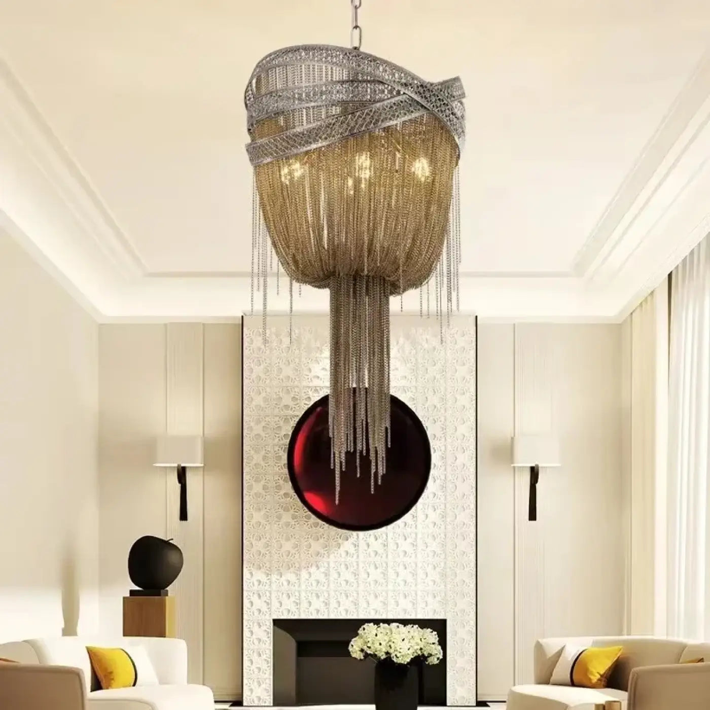 Suspension Luminaire Design en Metal - Glamo