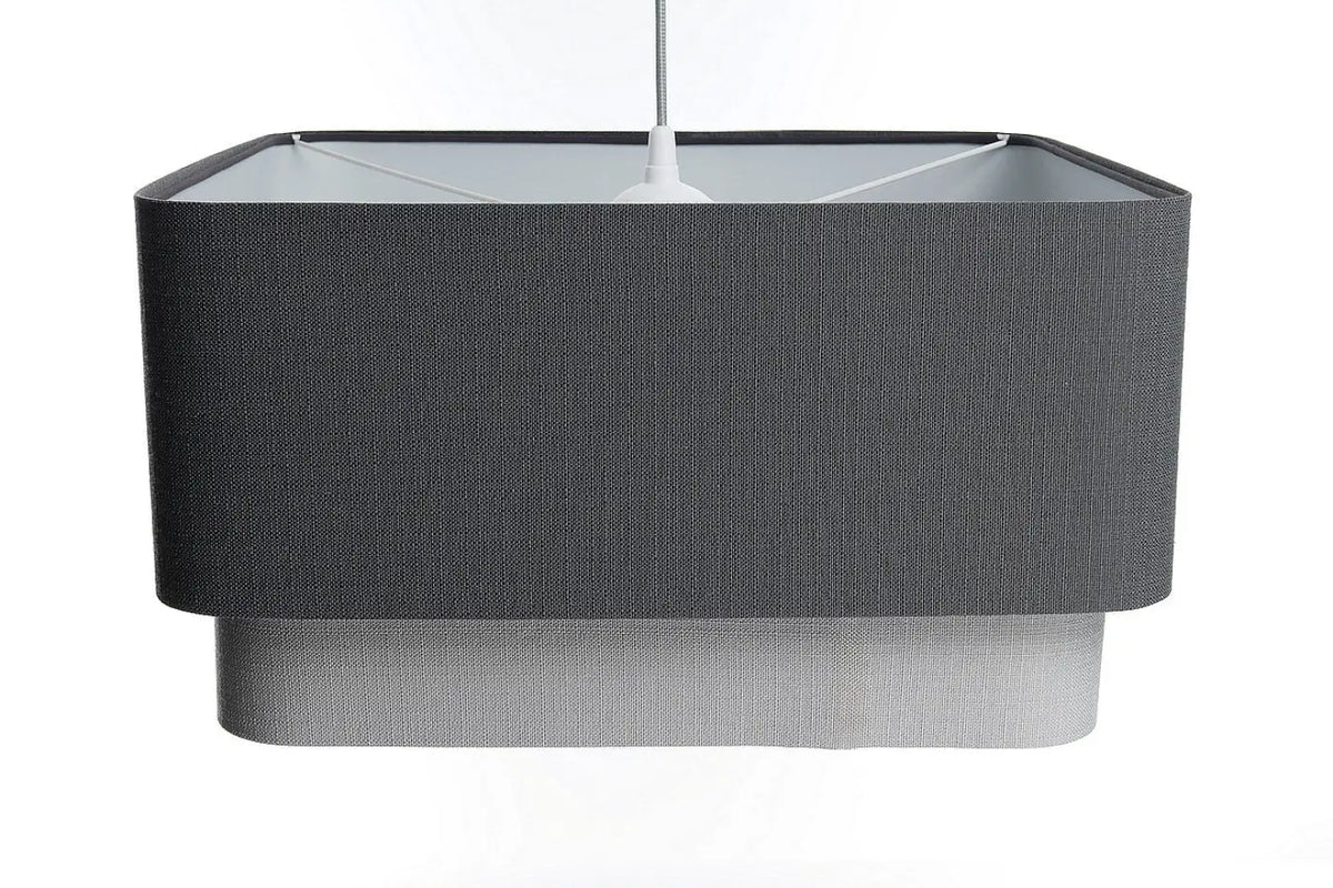 Suspension Luminaire Design - Kwadro Duo (Graphite)