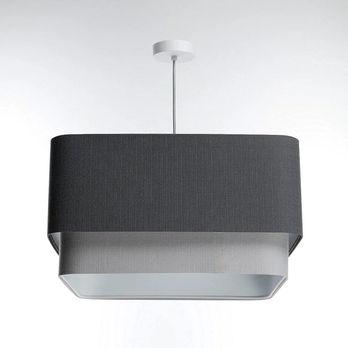Suspension Luminaire Design - Kwadro Duo (Graphite)