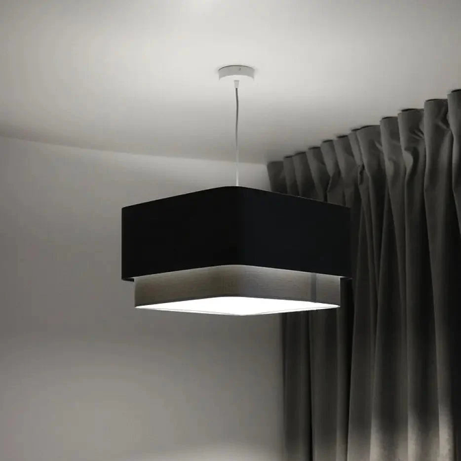 Suspension Luminaire Design - Kwadro Duo (Graphite)