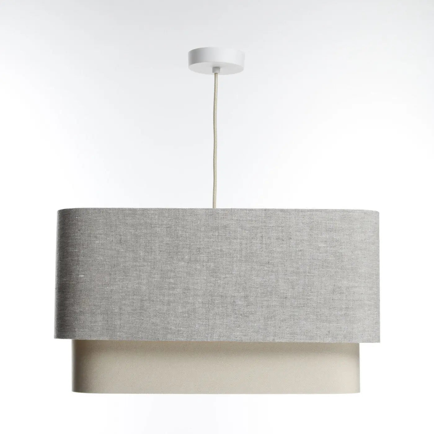 Suspension Luminaire Design - Kwadro Duo (Gris)