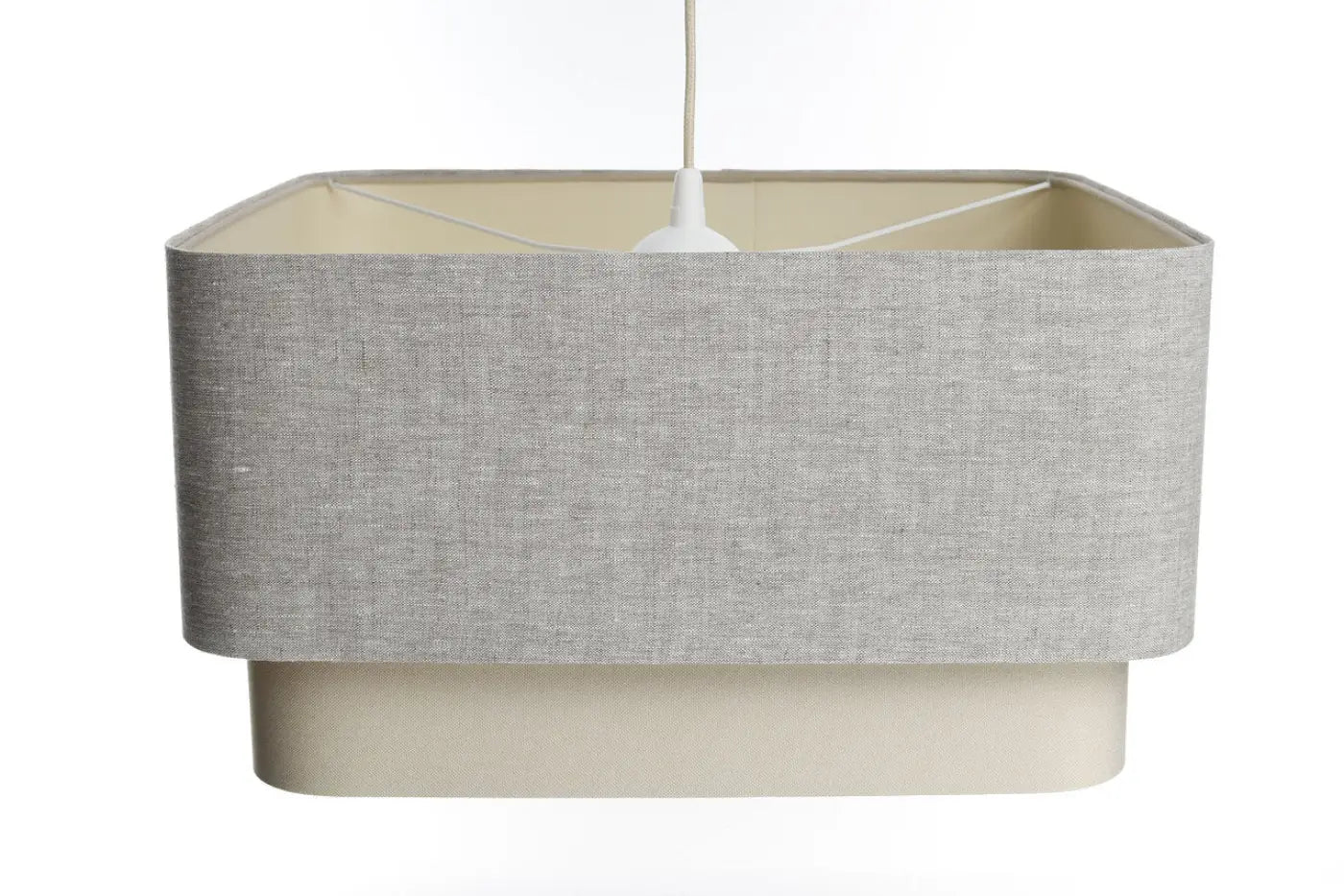 Suspension Luminaire Design - Kwadro Duo (Gris)