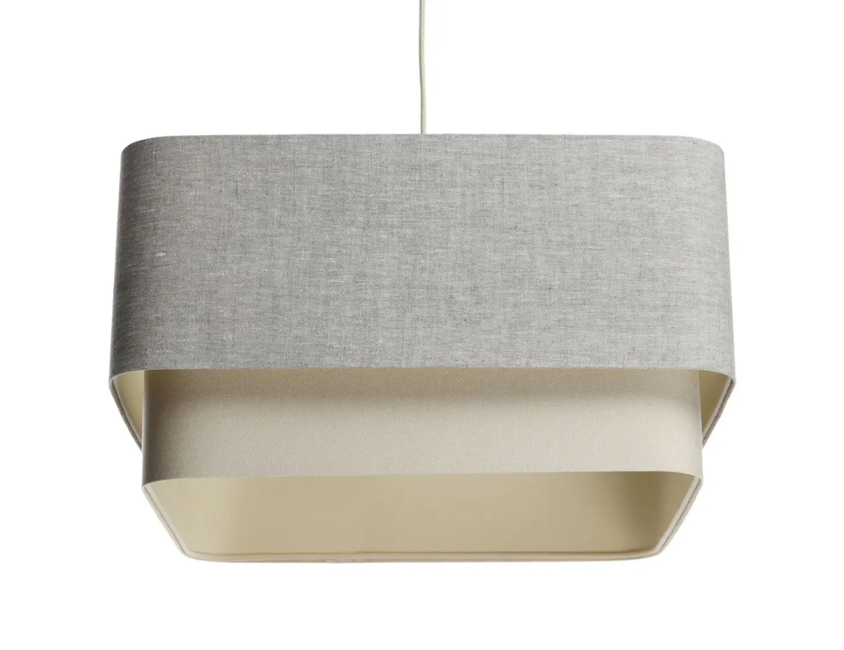 Suspension Luminaire Design - Kwadro Duo (Gris)