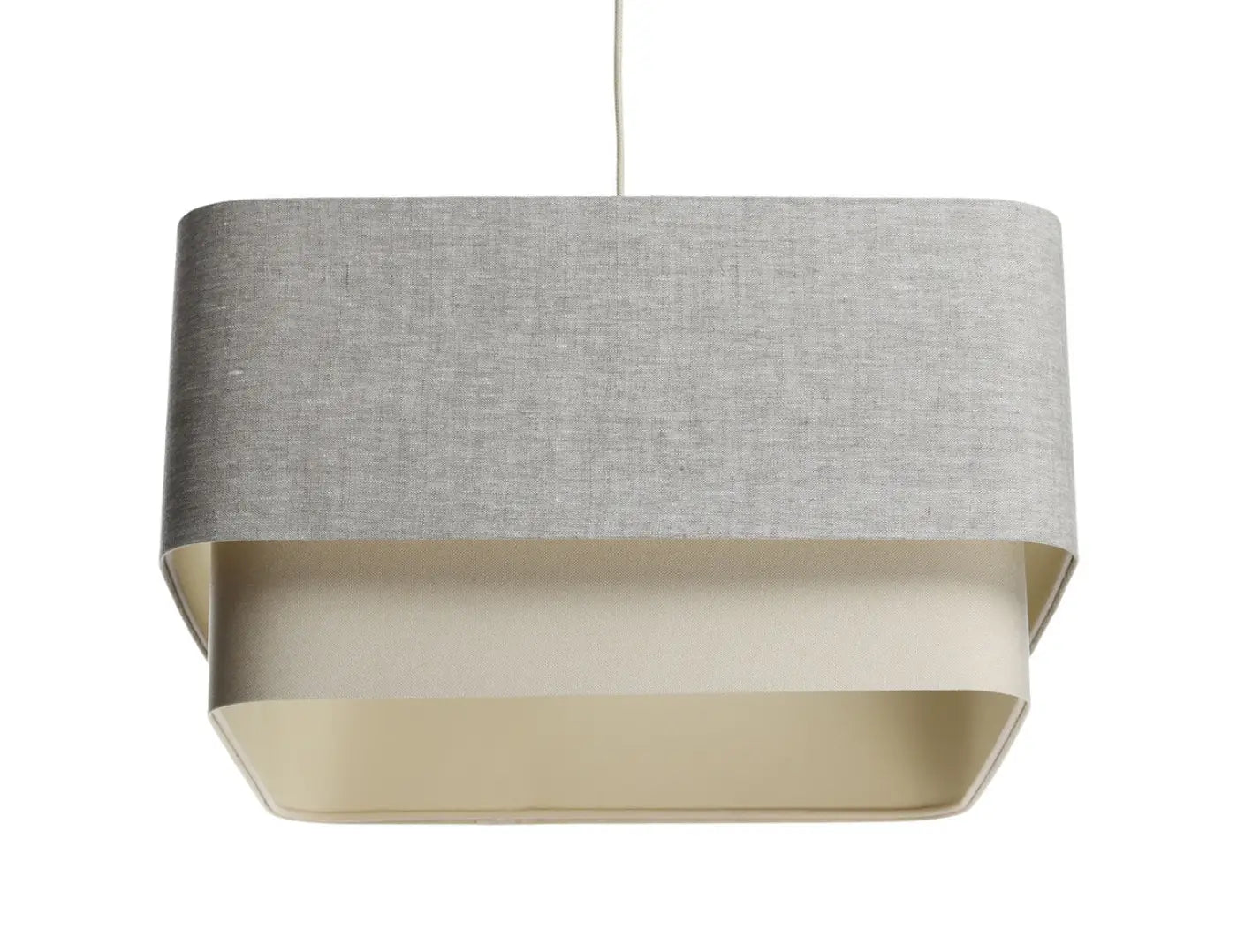 Suspension Luminaire Design - Kwadro Duo (Gris)
