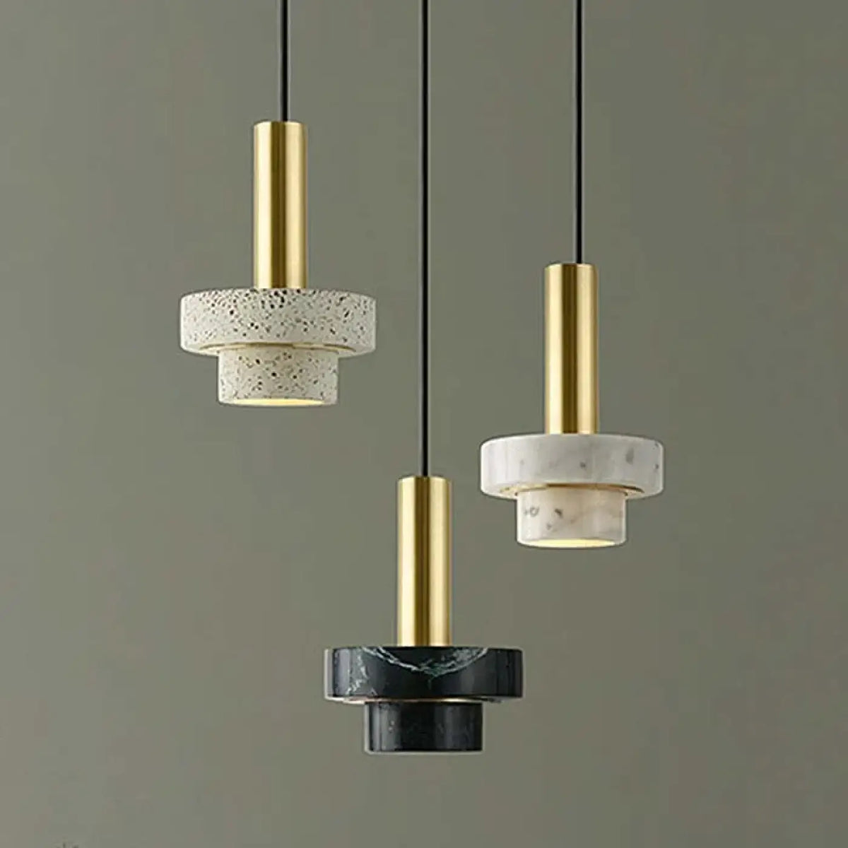Suspension Luminaire Design en Laiton - Maliorita