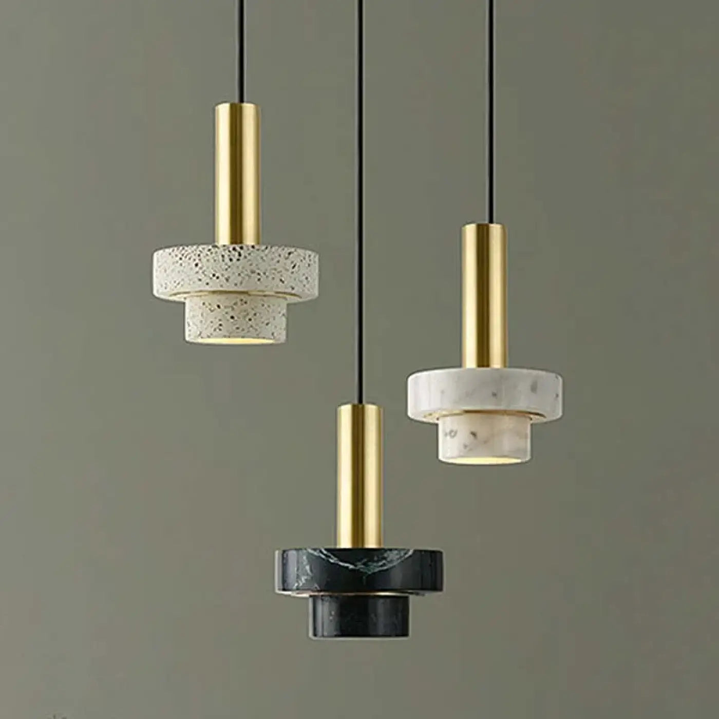 Suspension Luminaire Design en Laiton - Maliorita