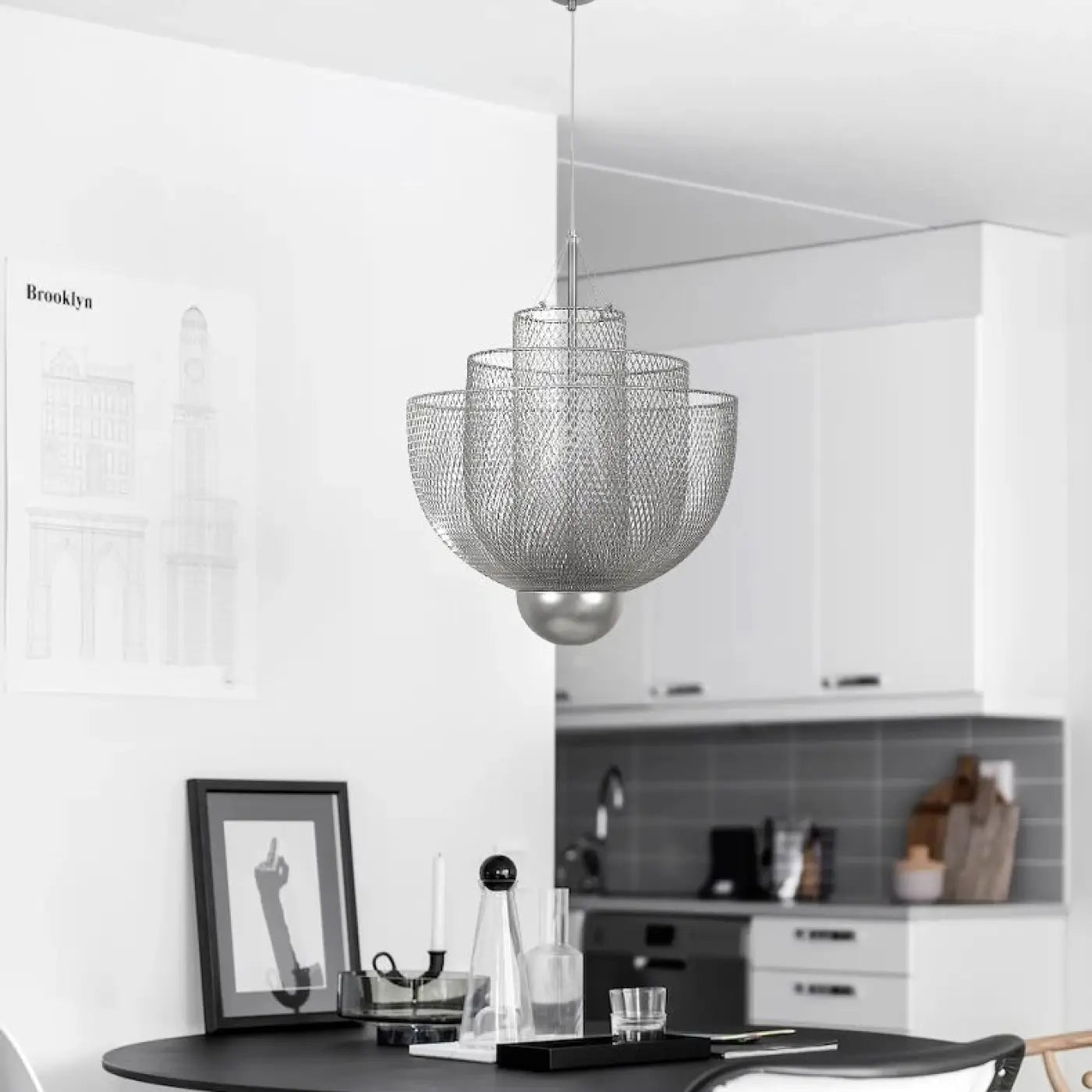 Suspension Luminaire Design en Metal - Dome