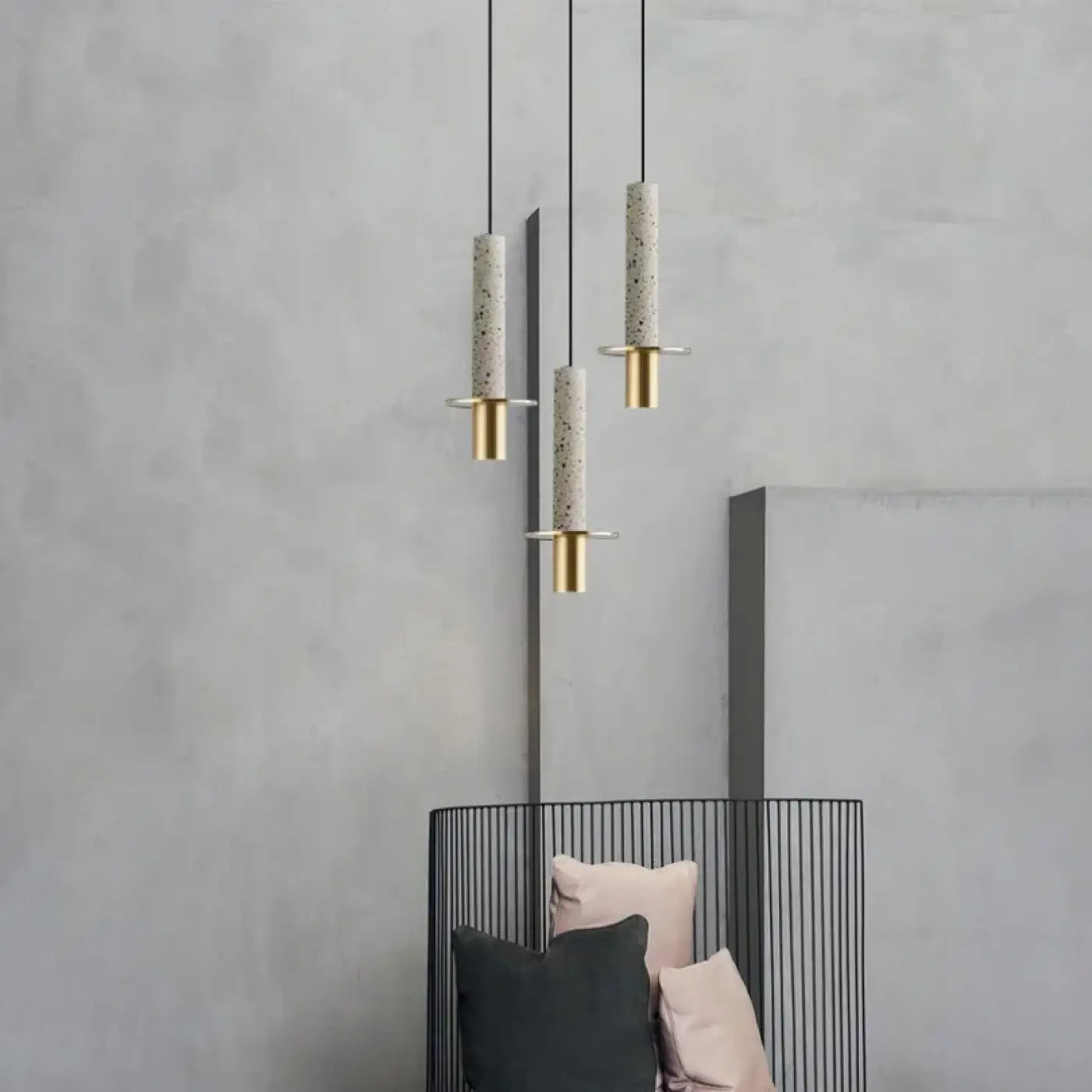 Suspension Luminaire Design en Laiton - Mirabe