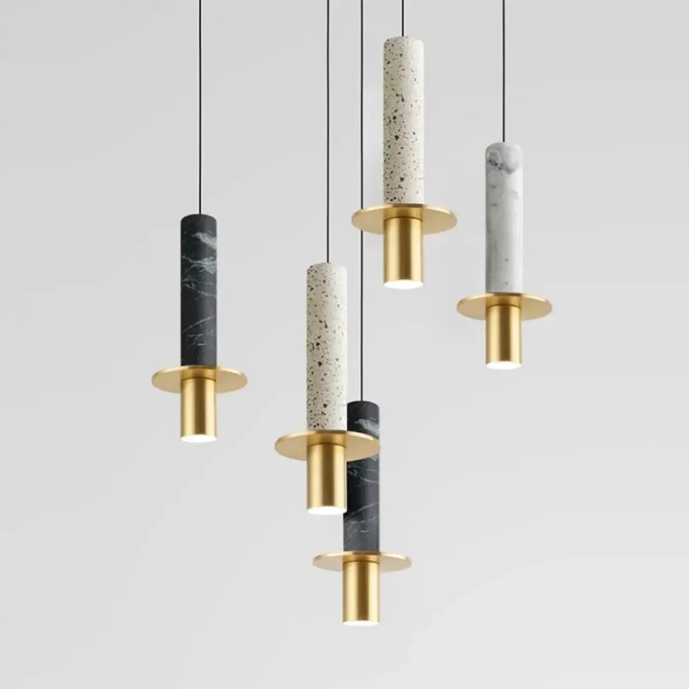 Suspension Luminaire Design en Laiton - Mirabe