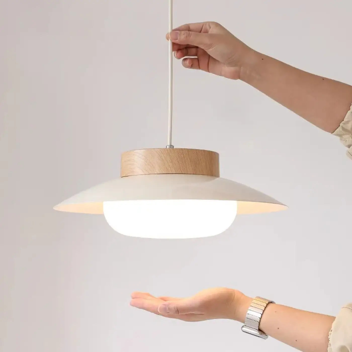 Suspension Luminaire Design en Bois - Parial