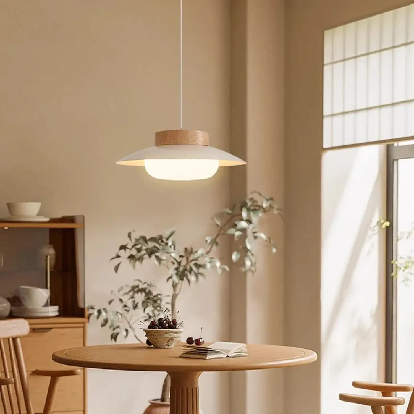 Suspension Luminaire Design en Bois - Parial
