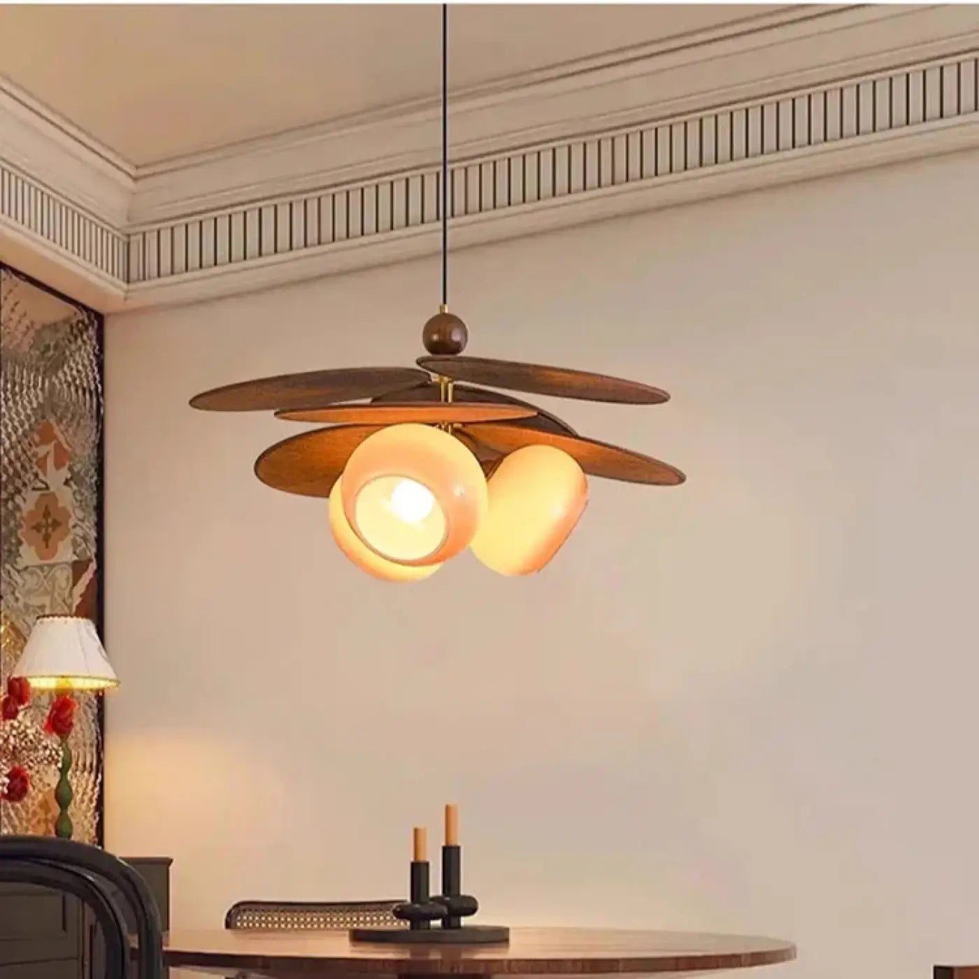 Suspension Luminaire Design en Bois - Jouro