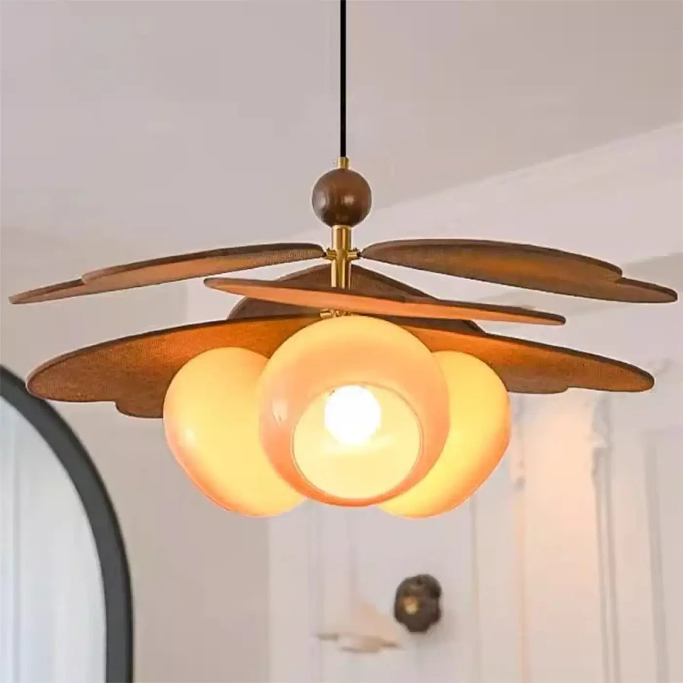 Suspension Luminaire Design en Bois - Jouro