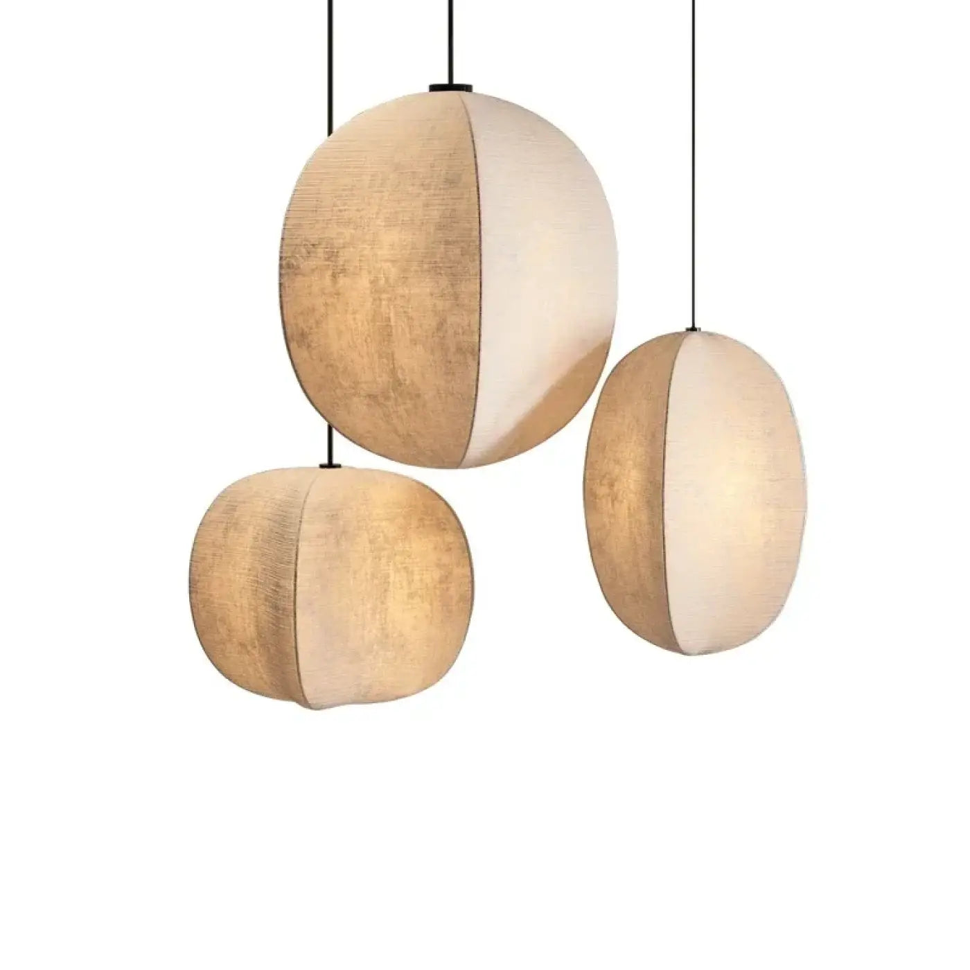 Suspension Luminaire Design en Tissu - Pluivoit