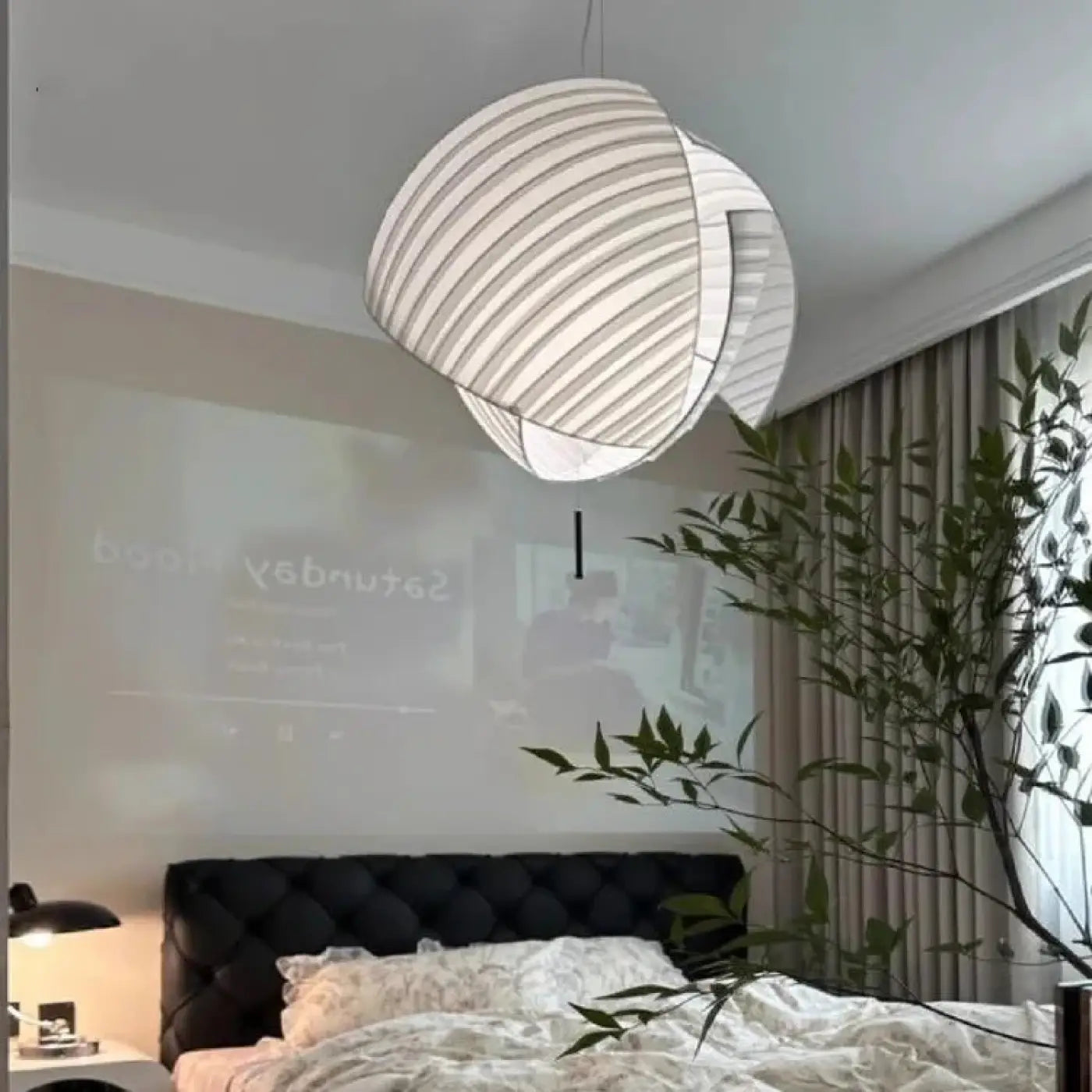Suspension Luminaire Design en Tissu - Nulieve