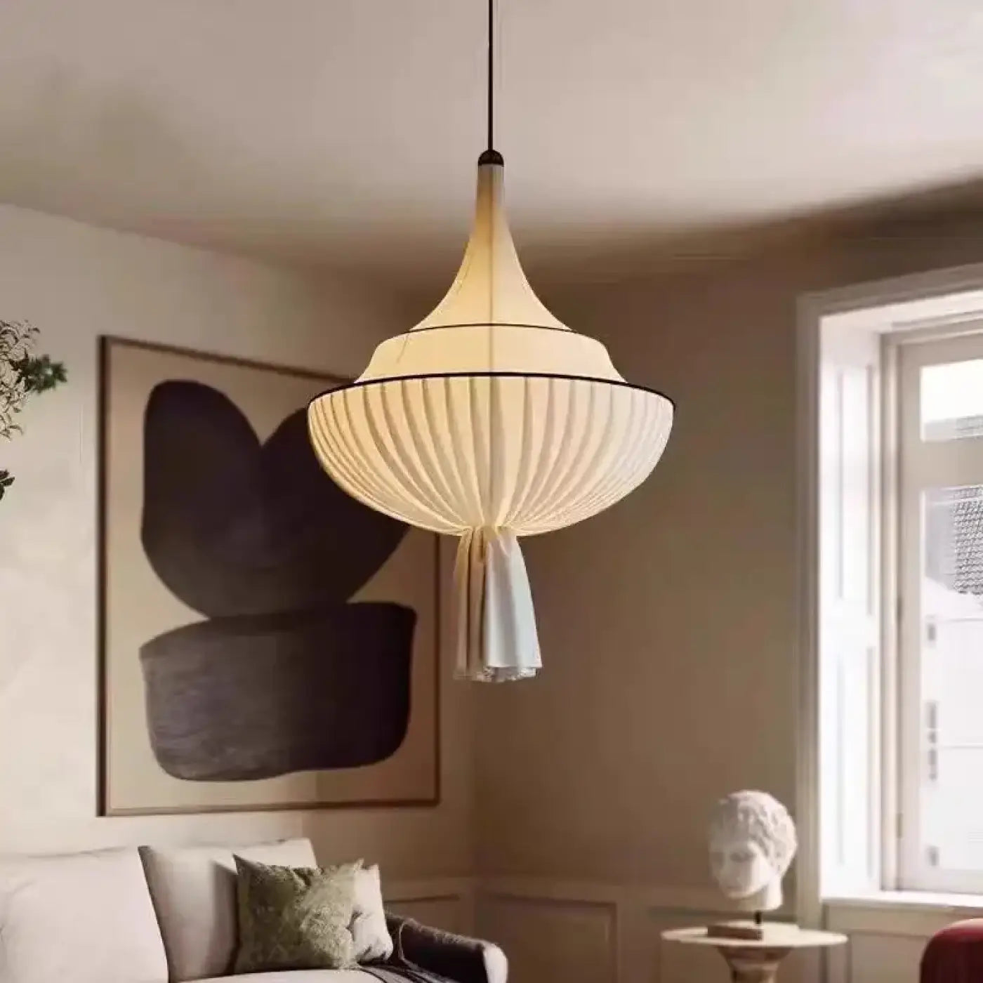Suspension Luminaire Design en Tissu - Time