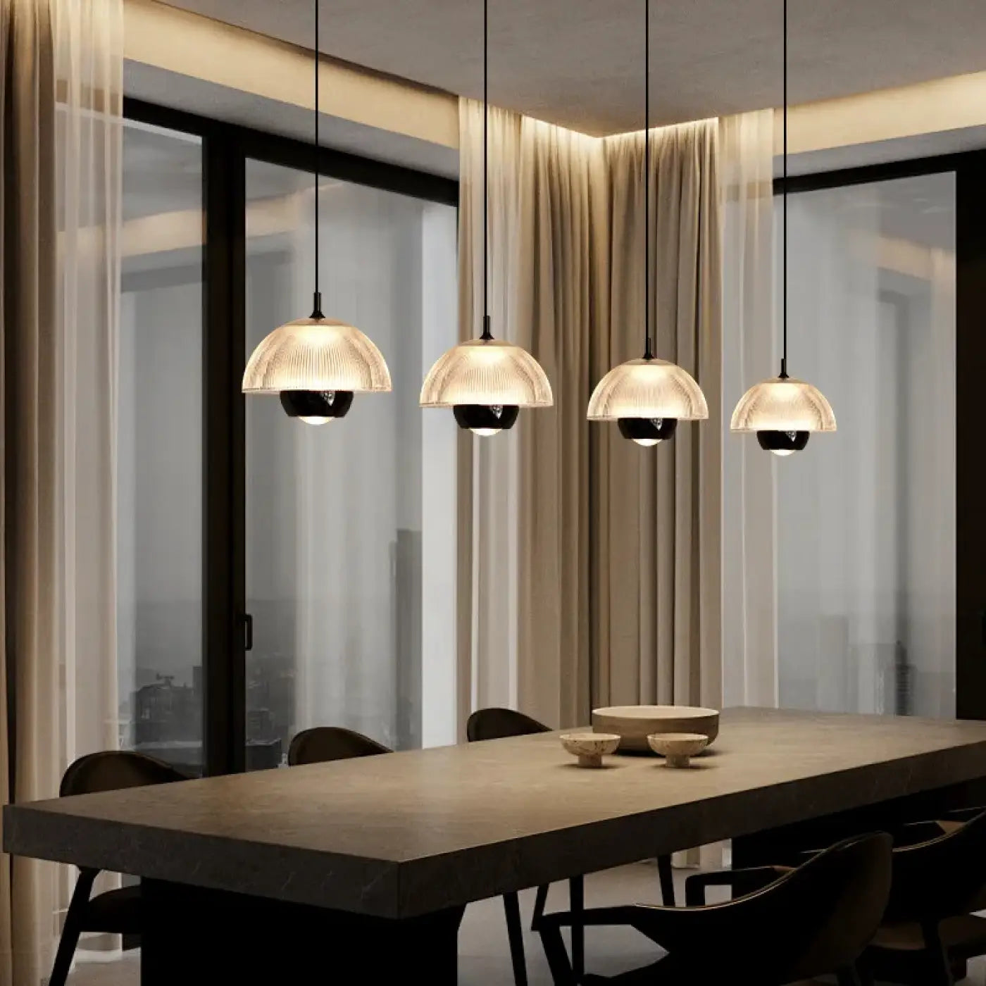 Suspension Luminaire Design en Verre - Viran