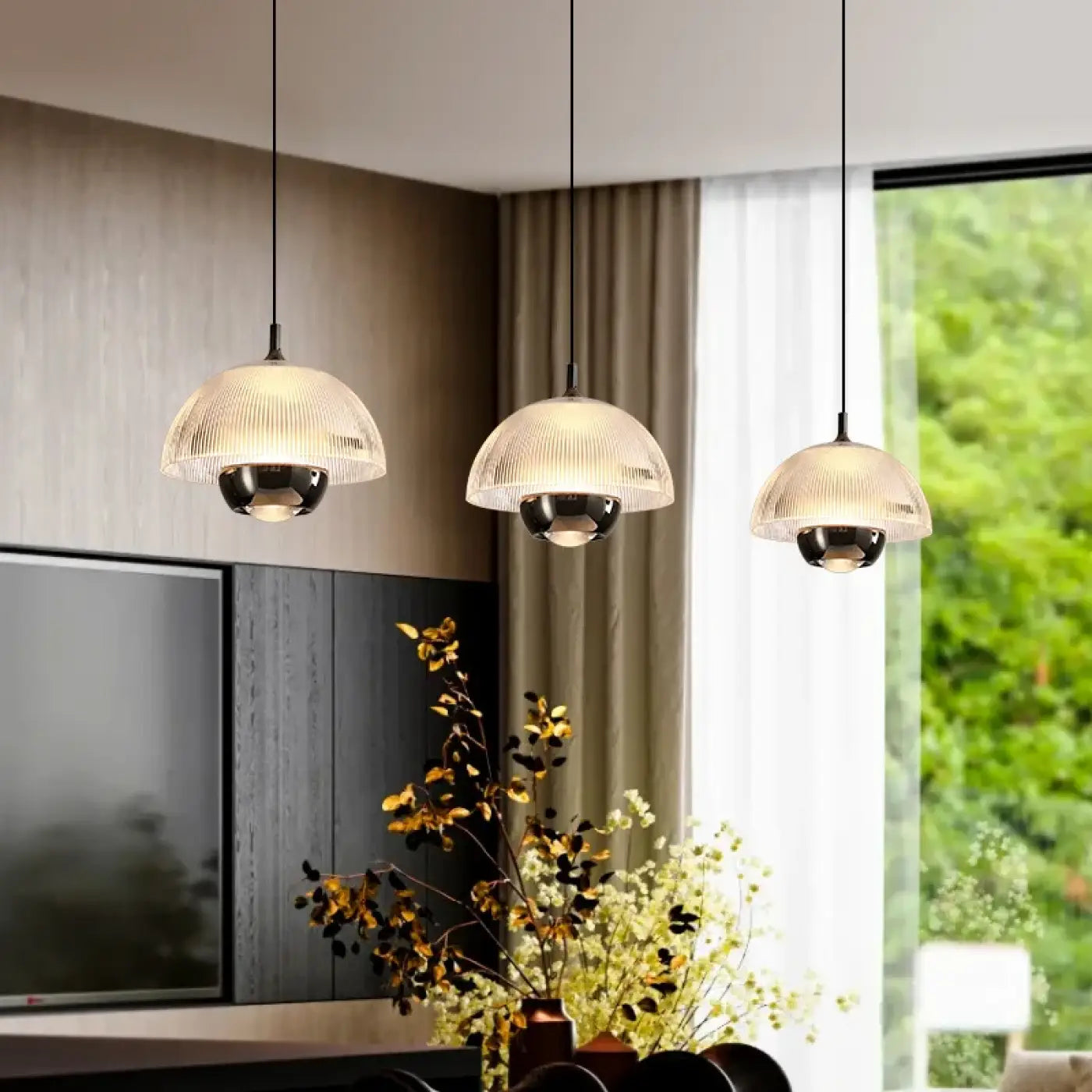 Suspension Luminaire Design en Verre - Viran