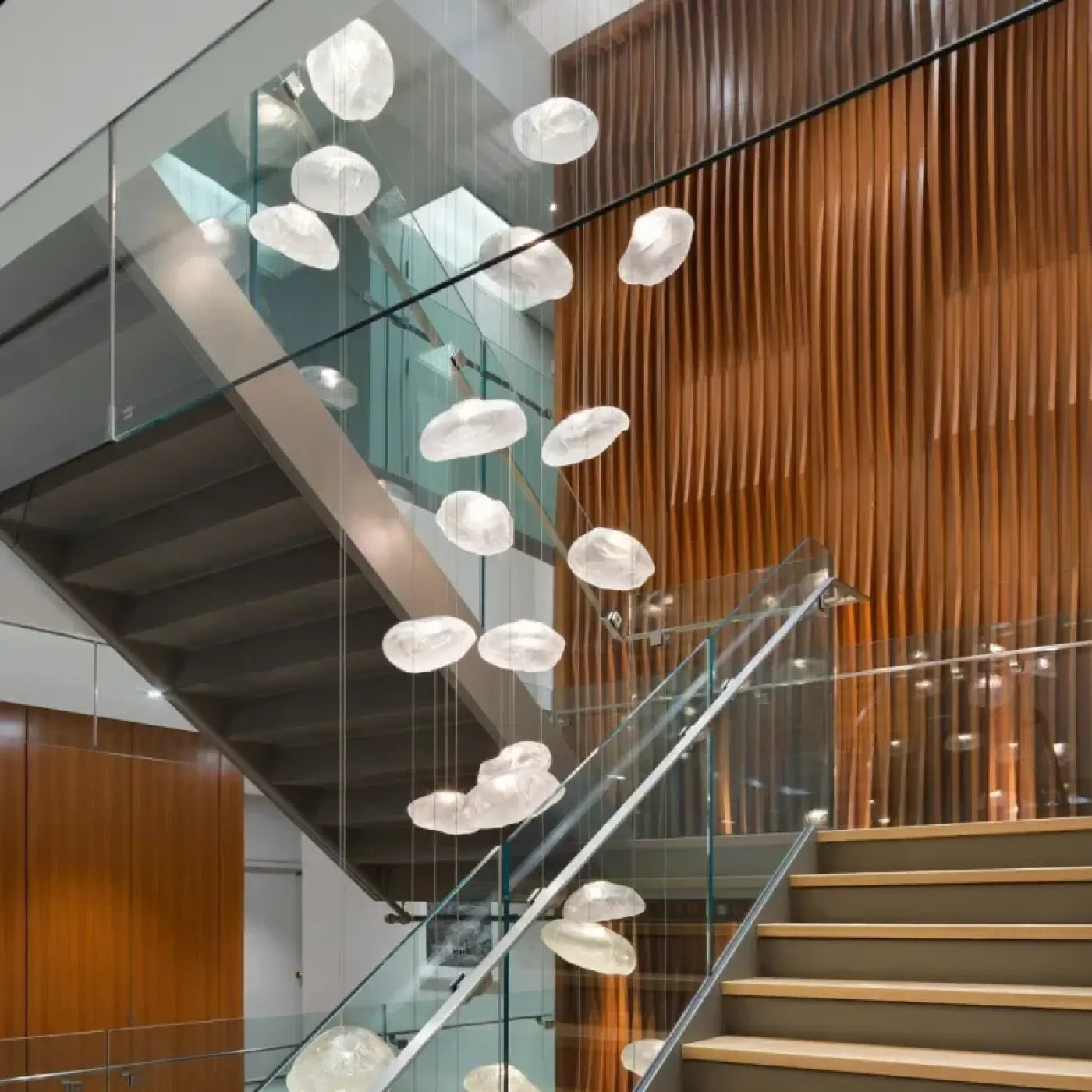 Suspension Luminaire Design en Verre - Soufli