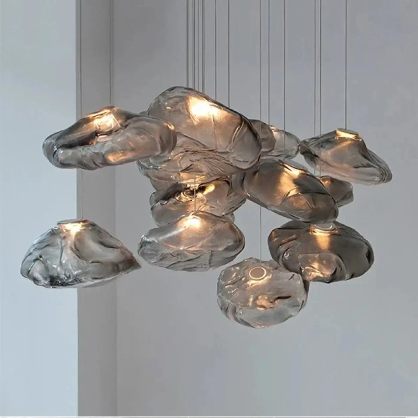 Suspension Luminaire Design en Verre - Soufli