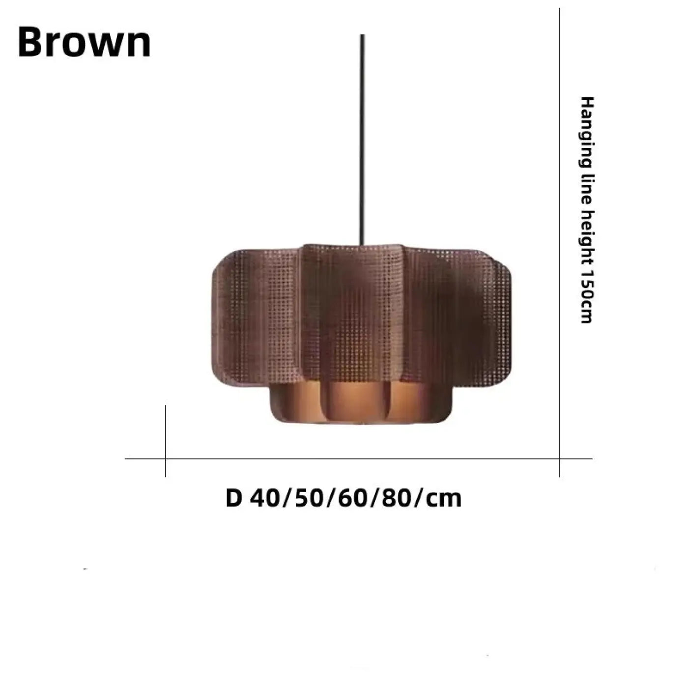 Suspension Luminaire Design en Metal - Dourmure