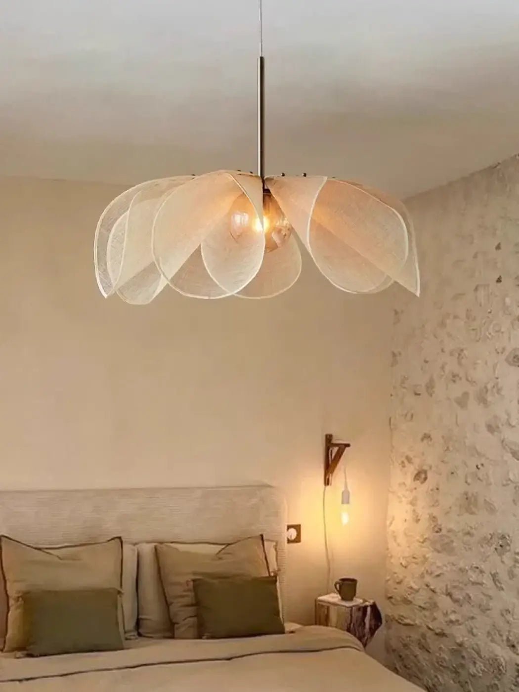 Suspension Luminaire Design en Tissu - Talys