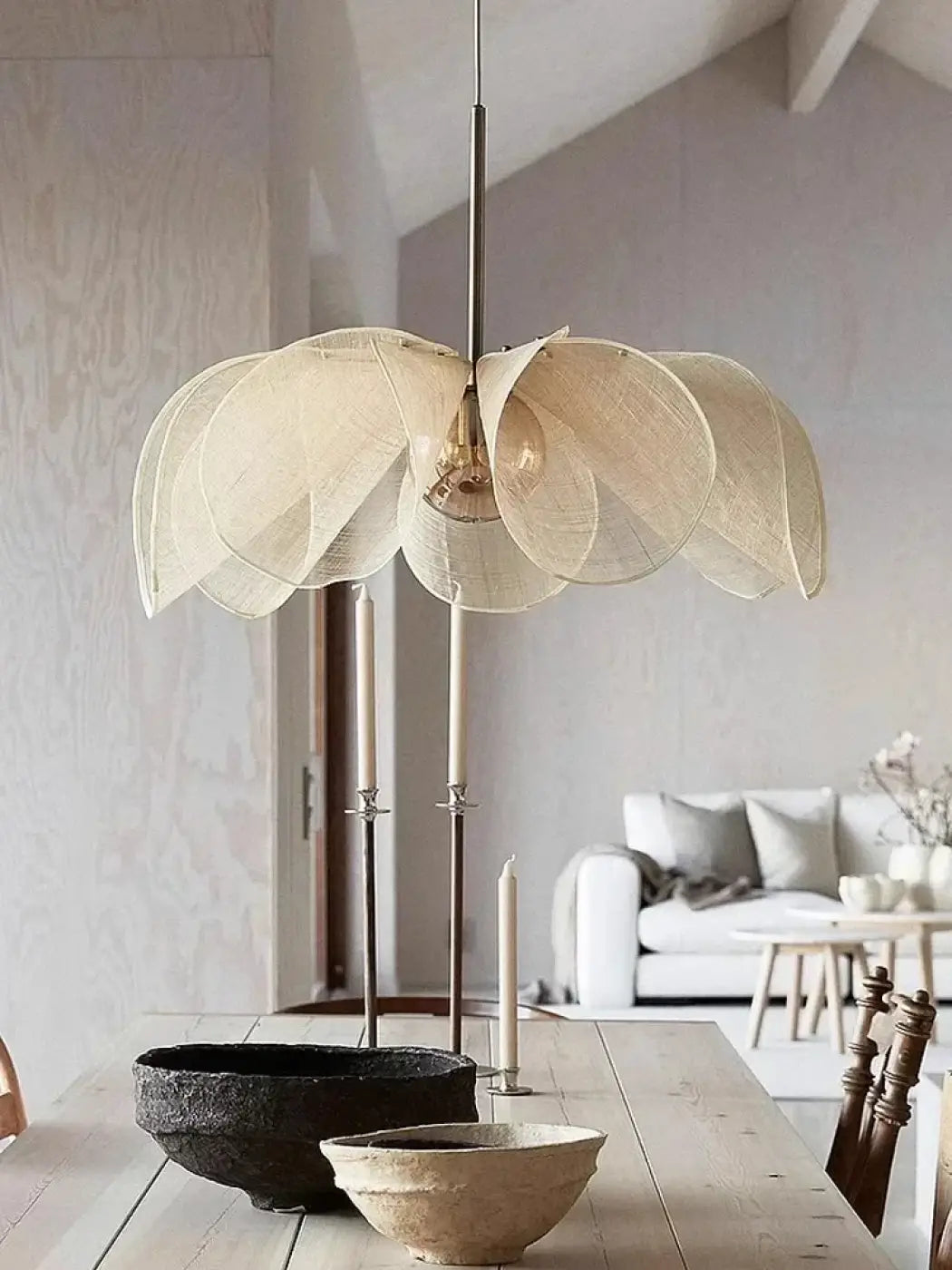 Suspension Luminaire Design en Tissu - Talys